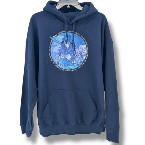 Ash Apex Legends Navy Blue Pullover Hoodie Sweatshirt Mens Size X-Large - Picture 1 of 3